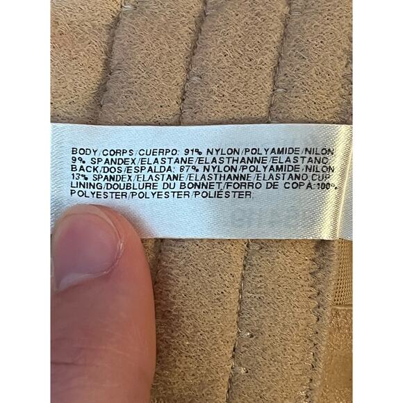 Wacoal bra 854119 Red Carpet Convertible strapless tan size 36DDD MISSING STRAPS - Picture 3 of 5